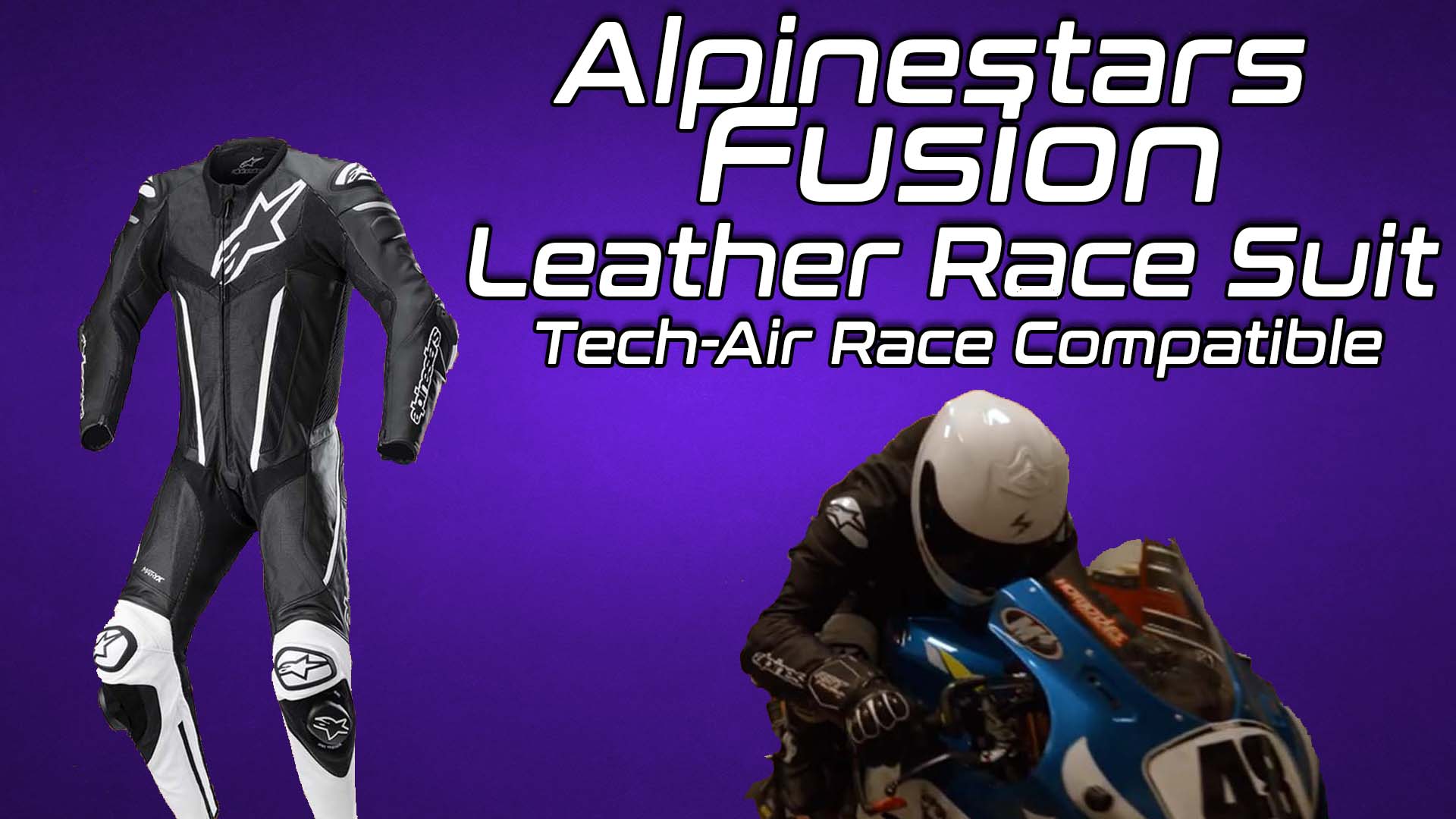 Alpinestars Fusion Leather Race Suit Tech-Air 5 Compatible